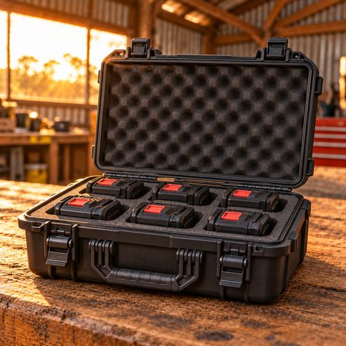 Battery storage case